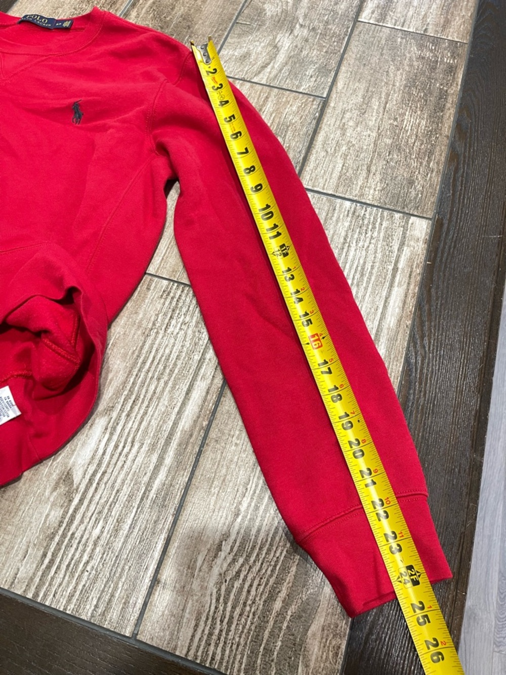 Polo Ralph Lauren sweatshirt in red Men’s size Small - Picture 2 of 8